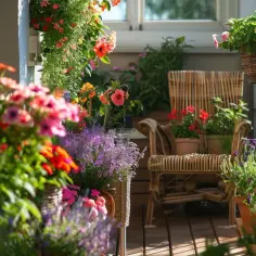 Pomysły na mały balkon - Kwiaty i aranżacje